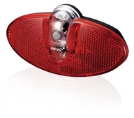 Lampki rowerowe - Infini Lampka Apollo 500 czarny-czerwony-srebrny I-500R2 - miniaturka - grafika 1