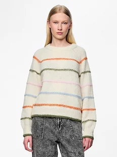 Pieces Sweter w kolorze kremowym - Swetry damskie - miniaturka - grafika 1