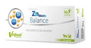 Vetfood ZnBiotin 60 caps 50612-uniw - Suplementy i witaminy dla psów - miniaturka - grafika 1