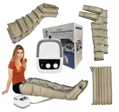 Masażery - MASAŻER LIMFATYCZNY DRENAŻ MASAŻ DO NÓG RĄK CIAŁA PRESOTERAPIA 6 KOMÓR - miniaturka - grafika 1