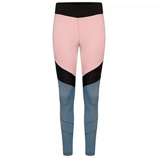 Spodnie damskie - Dare 2b Damskie spodnie BorntoShineLeggng, puder różowy/czarny/niebieski, 12 - grafika 1
