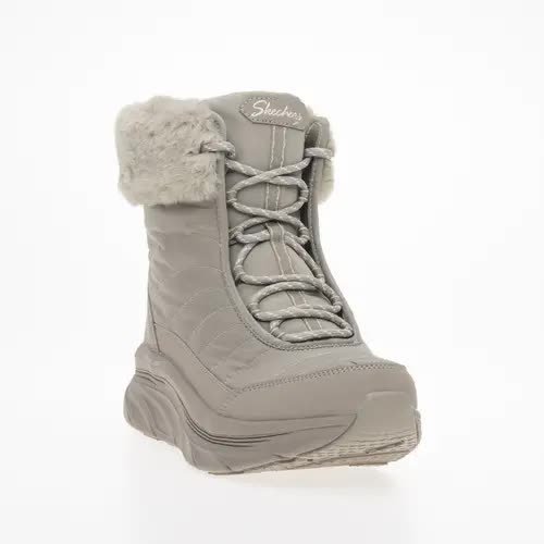Skechers Botki Damskie D’Lux Winter Zimowe Beż Z Futerkiem Ciepłe 37.5 Eu