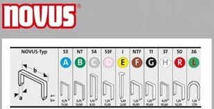 NOVUS Zszywki A53/10 1000 szt. - Zszywki - miniaturka - grafika 1