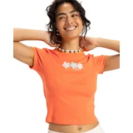 Koszulki sportowe damskie - Koszulka z krótkim rękawem dla Kobiety BEACH LOVE Pomarańczowy - miniaturka - grafika 1