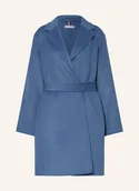 Płaszcze damskie - Tommy Hilfiger Płaszcz blau - miniaturka - grafika 1