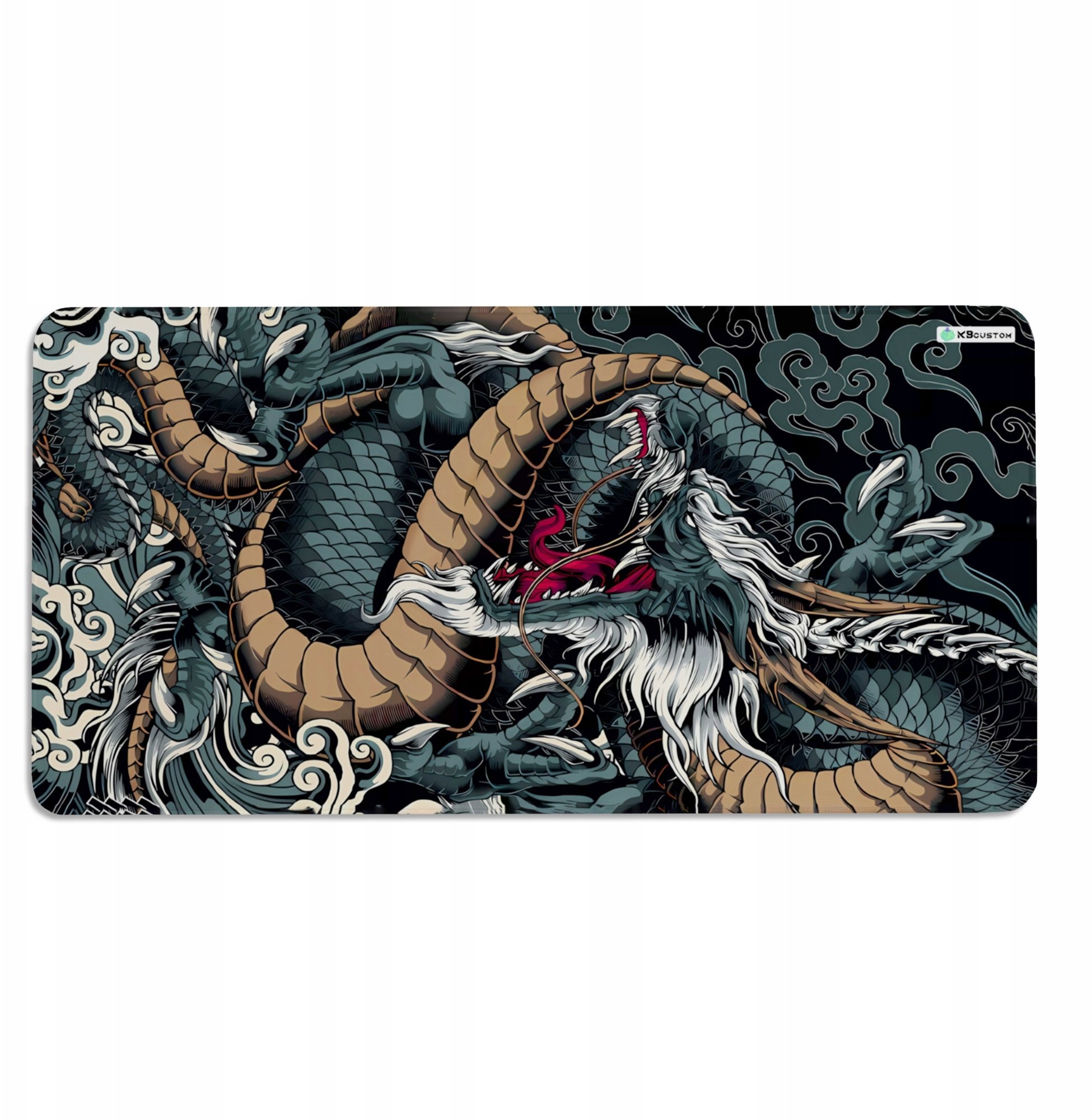 Podkładka KBcustom DUŻA PODKŁADKA MATA POD MYSZKĘ MYSZ 120x60cm XXXL KBcustom Biurko Dragon 98