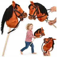 Maskotki i pluszaki - KONIK NA PATYKU KOŃ HOBBY HORSE PREMIUM GŁOWA KONIA NA PATYKU DO SKAKANIA - miniaturka - grafika 1