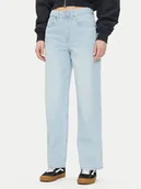 Spodnie damskie - Vans Jeansy Sirelle VN000MB5TTJ1 Niebieski Loose Fit - miniaturka - grafika 1