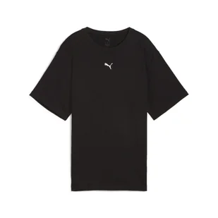 Damska koszulka o luźnym kroju ESS PUMA Black - Koszulki sportowe damskie - miniaturka - grafika 1