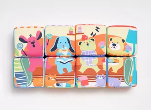 K's Kids Miękkie klocki edukacyjne 12 elementów KA10822 N4/20 - Akcesoria do karmienia - miniaturka - grafika 2