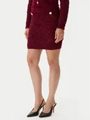 Spódnice - Guess Spódnica ołówkowa W5BD1X Z4090 Czerwony Slim Fit - miniaturka - grafika 1