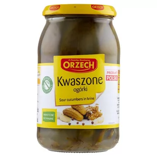 Orzech Ogórki kwaszone 850 g - Pasztet i przetwory mięsne - miniaturka - grafika 1