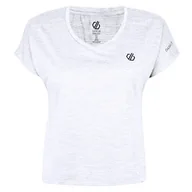 Koszulki sportowe damskie - Koszulka damska Dare 2b Refining Tee Rozmiar: XL / Kolor: biały - miniaturka - grafika 1