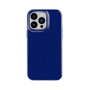 tech21 iPhone 14 Pro Max Evo Tint kompatybilny z MagSafe – amortyzujące i odporne na zarysowania, przyciemniane etui na telefon z ochroną 1,7 m przed wieloma upadkami niebieskie - Etui i futerały do telefonów - miniaturka - grafika 1