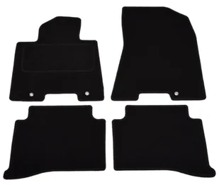 Hyundai Tucson III 2015-2020r. - Czarne dywaniki welurowe w jakości Economy - Dywaniki samochodowe - miniaturka - grafika 1