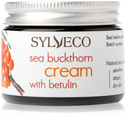 Kremy do twarzy - Sylveco Sea Buckthorn Cream with Betulin - krem brzozowo-rokitnikowy z betuliną 50 ml - miniaturka - grafika 1