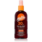 Balsamy i kremy do opalania - Malibu Dry Oil Spray with SPF30 200 ML MBF223Z - miniaturka - grafika 1