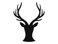 Ozdoby bożonarodzeniowe - Dekoracja filcowa Renifer - 28 cm - 1 szt. - miniaturka - grafika 1