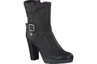 Botki damskie - Buty damskie Tommy Hilfiger Denim Clarisa botki skórzane czarne-39 - miniaturka - grafika 1