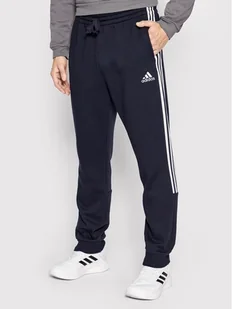 Spodnie dresowe Adidas 3 Stripe Pant Legink GK8977 XL Granatowe (4062065224575 _EU) - Spodnie sportowe męskie - miniaturka - grafika 1