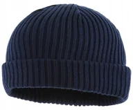 Czapki damskie - M-Tac Zimowa Czapka Dzianinowa Akryl Navy Blue S/M - miniaturka - grafika 1