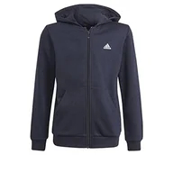 Bluzy dla chłopców - adidas Chłopięca bluza B Bl Fz Hd - miniaturka - grafika 1