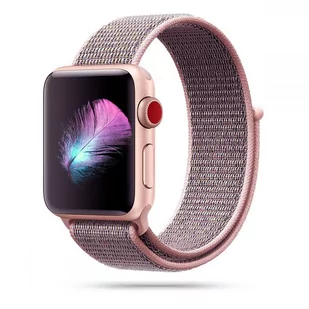 Tech-Protect Pasek Nylon do Watch 2 / 3 / 4 / 5 / 6 / SE (38/40mm) Pink Sand - Akcesoria do smartwatchy - miniaturka - grafika 1
