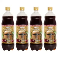 Napoje gazowane - Obolon Kwas Chlebowy o smaku wiśni Zgrzewka 4 x 1 l - miniaturka - grafika 1