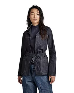 G-STAR RAW Damska kurtka robocza w stylu lat 70., niebieska (raw Denim D313-001), M, niebieski (Raw Denim D313-001), M - Kurtki damskie - miniaturka - grafika 1
