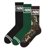 Skarpetki męskie - Zooksy, 3-pak długich skarpetek ribbowanych, Military panthera, różnokolorowe, 41/46 - miniaturka - grafika 1