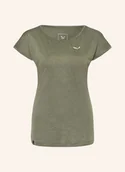 Koszulki i topy damskie - Salewa T-Shirt Puez Melange Dry'ton gruen - SALEWA - miniaturka - grafika 1