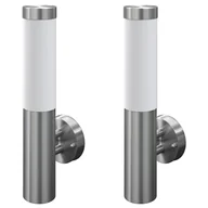 Lampy sufitowe - VidaXL Lampa ze stali nierdzewnej Wodoodporna Do ogrodu x2 160163 - miniaturka - grafika 1