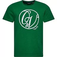Koszulki męskie - Superdry Vintage Ov Monogram tee Koszulka męska, Oregon Zielony, M - miniaturka - grafika 1
