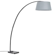 Lampy stojące - Lampa Podłogowa Metalowa Szara Benue - miniaturka - grafika 1