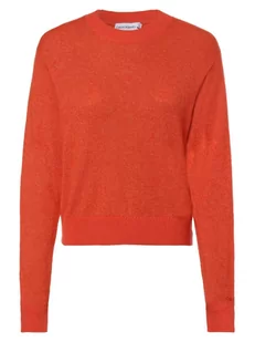 Calvin Klein - Sweter damski z dodatkiem alpaki, czerwony|pomarańczowy - Swetry damskie - miniaturka - grafika 1