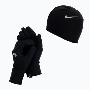 Zestaw czapka + rękawiczki damskie Nike Essential Running - Czapki damskie - miniaturka - grafika 1
