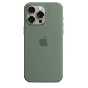 Etui APPLE Silicone Case MagSafe do iPhone 15 Pro Max Cyprys - Etui i futerały do telefonów - miniaturka - grafika 1