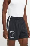 Spodenki męskie - Under Armour szorty treningowe Project Rock kolor czarny 1386889 - miniaturka - grafika 1