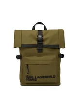 Plecaki - Karl Lagerfeld International B.V. Męski plecak Utility Coated Roll, czarny, czarny, jeden rozmiar - miniaturka - grafika 1