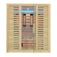 Sauny - Sauna na podczerwień kamień solny 180X160X200CM MO-RL4S XL Infrared Mazur - miniaturka - grafika 1