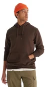 Bluzy męskie - bluza męska QUIKSILVER Screen Fleece Fineline Hoodie CSD0/Chocolate Brown - miniaturka - grafika 1