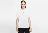 Koszulki męskie - Nike Air Jordan Training Top White - miniaturka - grafika 1