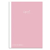 Notesy i bloczki - Nakabayashi Notatnik z naklejkami B5 linia 7mm różowy - miniaturka - grafika 1