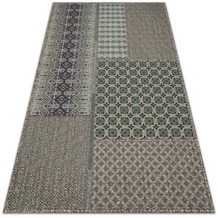 Modny dywan winylowy Styl aztecki 100x150 cm - Dywany - miniaturka - grafika 1