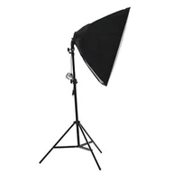 Inne akcesoria studyjne - Massa Zestaw studyjny Softbox 50x70cm + Lampa + 4x ŻarÓwki 85w + Statyw - miniaturka - grafika 1