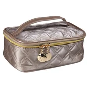 Kosmetyczki, organizery i kuferki - Inter Vion Gold & Black kuferek kosmetyczny mały złoty - miniaturka - grafika 1