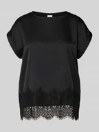 Koszulki i topy damskie - T-shirt z okrągłym dekoltem model ‘ELLETTE’ - miniaturka - grafika 1