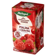Herbata - Herbata HERBAPOL owocowo-ziołowa (20 tb) Malina z Żurawiną HERBACIANY OGRÓD - miniaturka - grafika 1