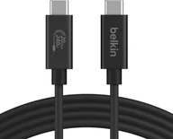 Kable USB - Belkin Kabel Connect USB-C do USB-C USB4 240W 20Gbps 2m, czarny - miniaturka - grafika 1