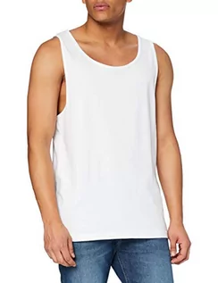 Koszulki męskie - Urban Classics TB365 męska koszulka sportowa Big Tank Top, biała (biała) średnia - grafika 1